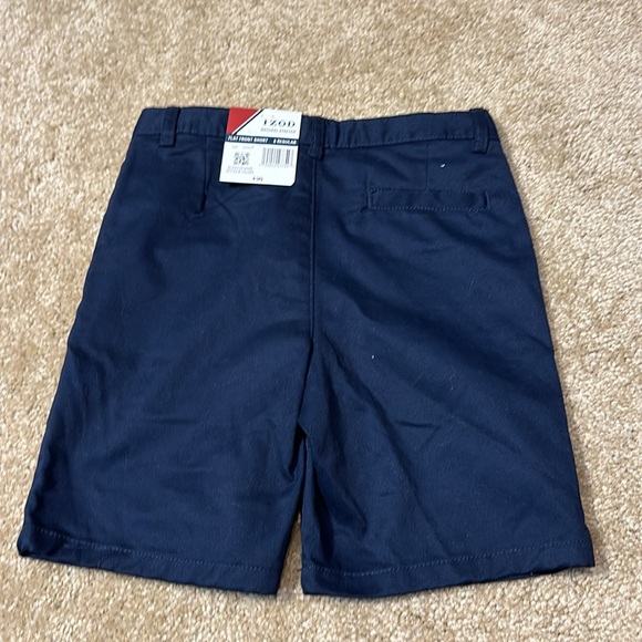 Izod Girls Size 6 Navy Blue Uniform Flat Front Short - Picture 3 of 4